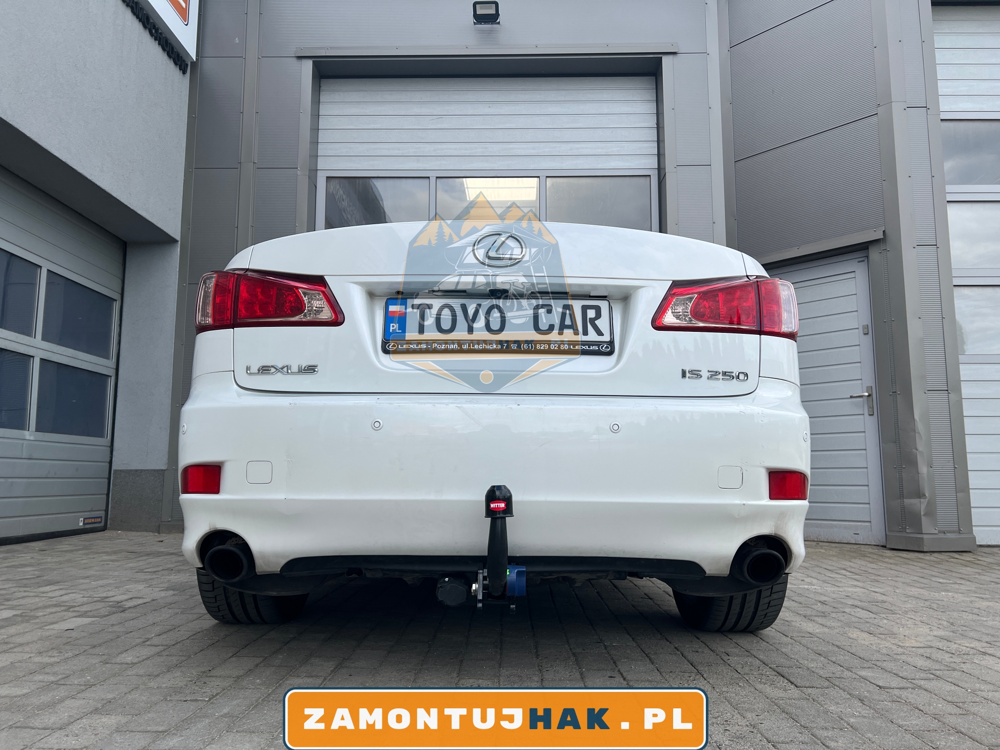 lexus is 250 i hak holowniczy wypinany